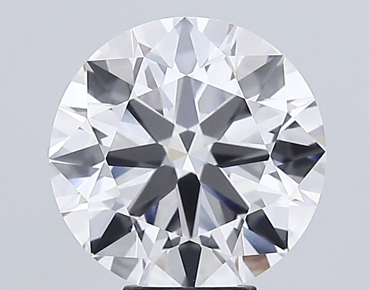 7.02 Carat Round Lab Diamond with  Cut Diamond in 14KT  view 1
