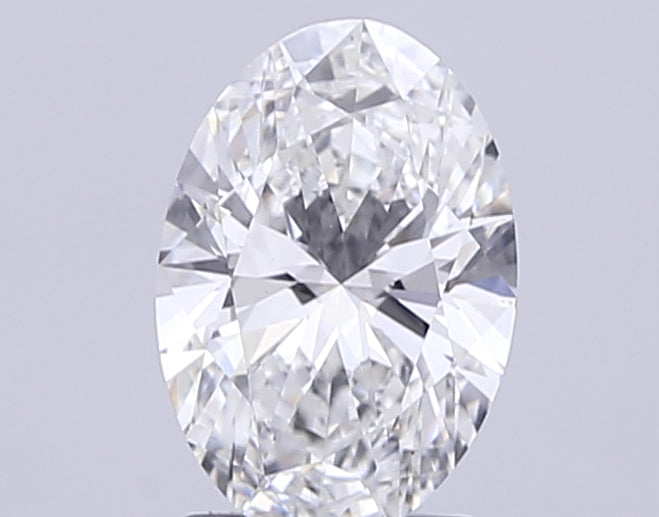 2.0 Carat Oval Lab Diamond with  Cut Diamond in 14KT  view 1
