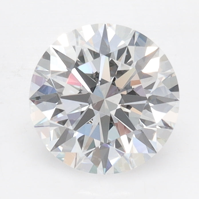1.45 Carat Round Lab Diamond with  Cut Diamond in 14KT  view 1
