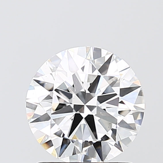 1.45 Carat Round Lab Diamond with  Cut Diamond in 14KT  view 1
