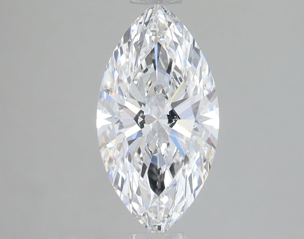 1.58 Carat Marquise Lab Diamond with  Cut Diamond in 14KT  view 1
