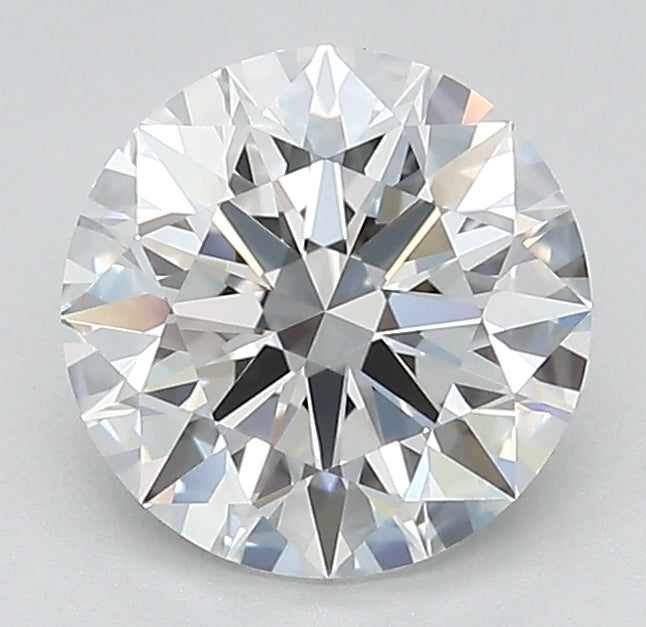 1.66 Carat Round Lab Diamond with  Cut Diamond in 14KT  view 1
