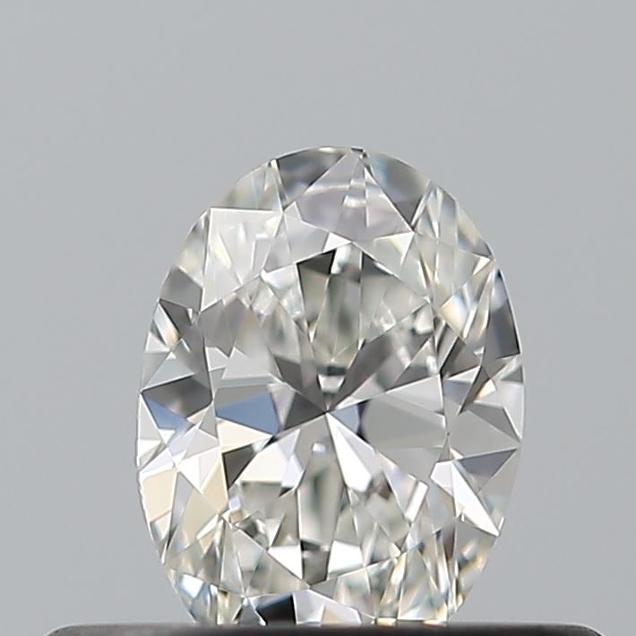 0.3 Carat Oval Natural Diamond with  Cut Diamond in 14KT  view 1

