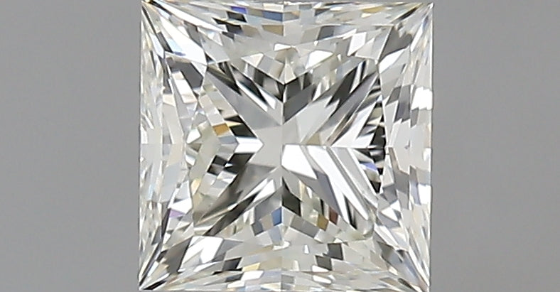 1.0 Carat Princess Natural Diamond with  Cut Diamond in 14KT  view 1

