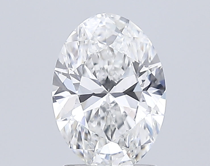 2.0 Carat Oval Lab Diamond with  Cut Diamond in 14KT  view 1
