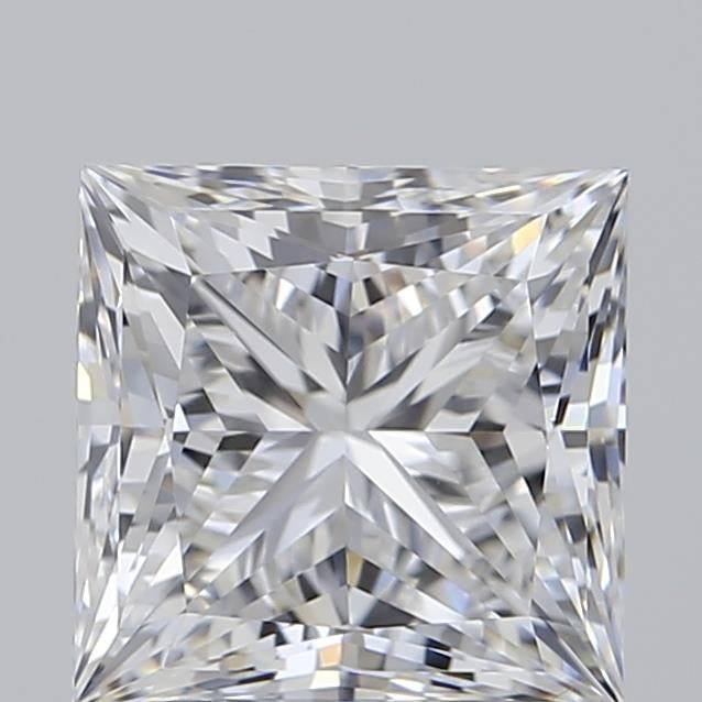1.91 Carat Princess Lab Diamond with  Cut Diamond in 14KT  view 1
