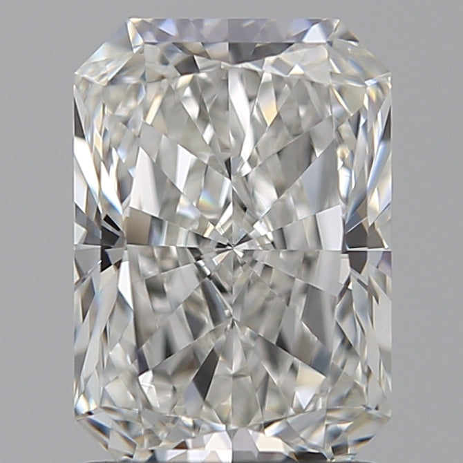 1.53 Carat Radiant Lab Diamond with  Cut Diamond in 14KT  view 1
