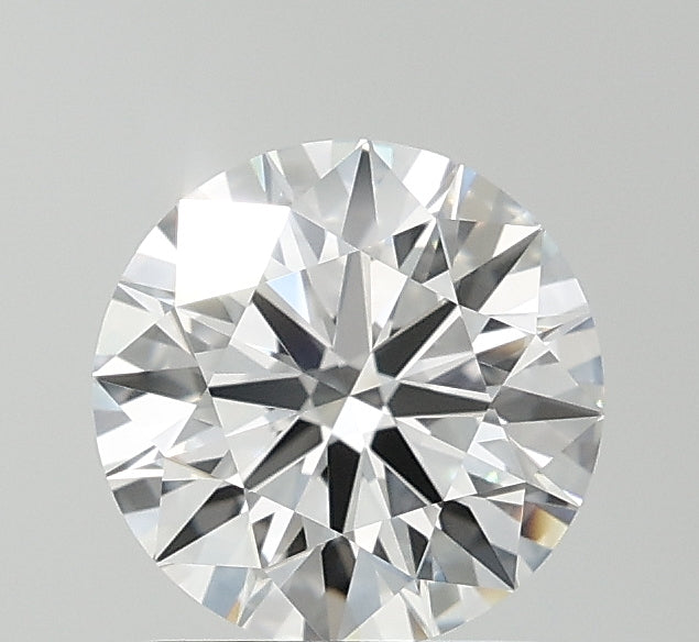 1.51 Carat Round Lab Diamond with  Cut Diamond in 14KT  view 1

