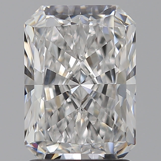 1.76 Carat Radiant Lab Diamond with  Cut Diamond in 14KT  view 1
