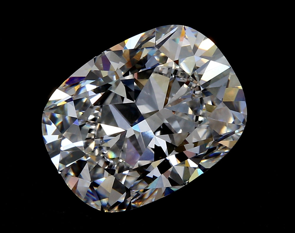 3.0 Carat Cushion Lab Diamond with  Cut Diamond in 14KT  view 1
