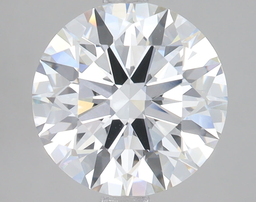 3.08 Carat Round Lab Diamond with  Cut Diamond in 14KT  view 1
