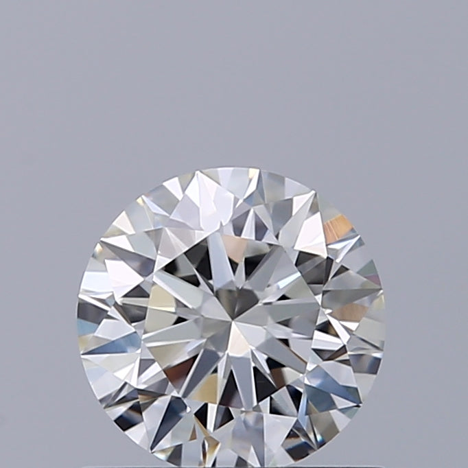 0.58 Carat Round Natural Diamond with  Cut Diamond in 14KT  view 1
