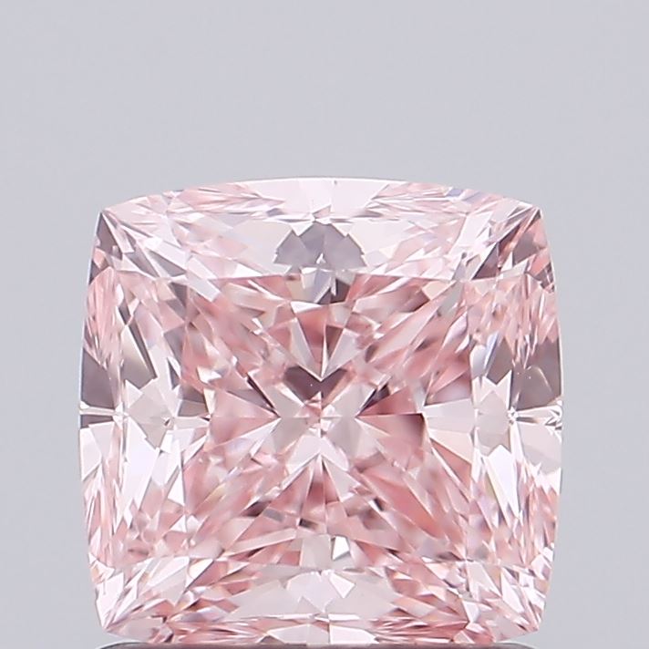 0.92 Carat Cushion Lab Diamond with  Cut Diamond in 14KT  view 1
