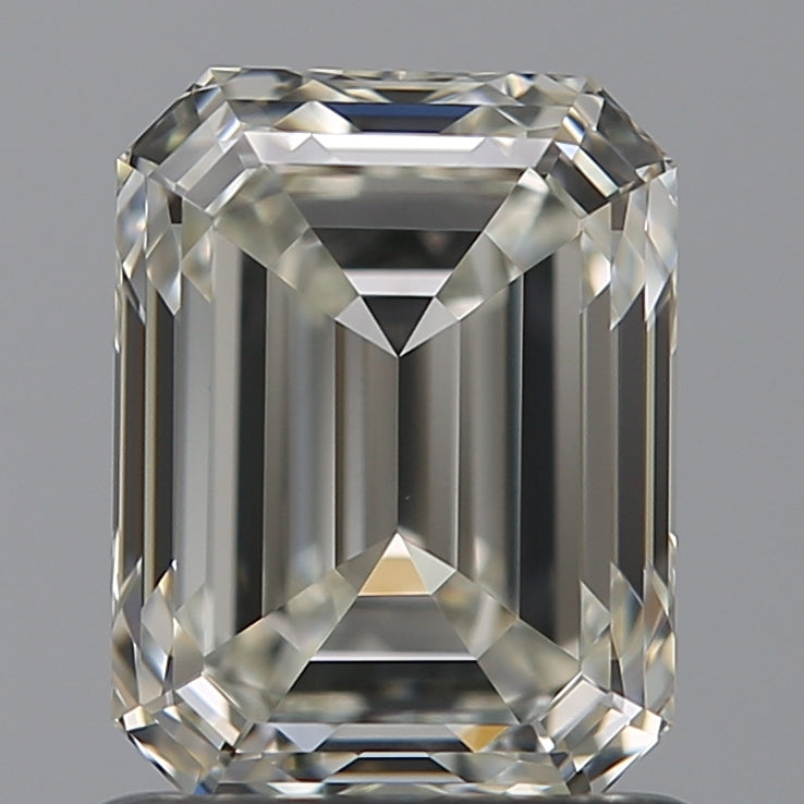 1.21 Carat Emerald Natural Diamond with  Cut Diamond in 14KT  view 1
