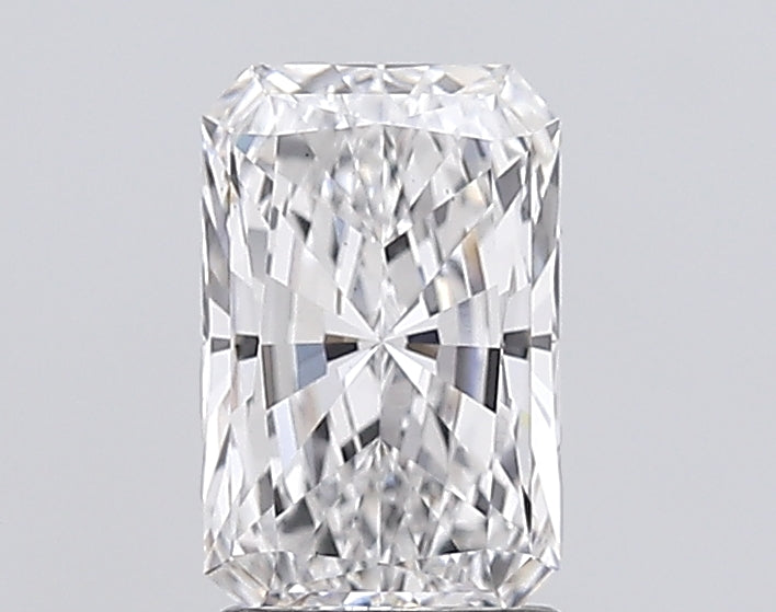 2.02 Carat Radiant Lab Diamond with  Cut Diamond in 14KT  view 1
