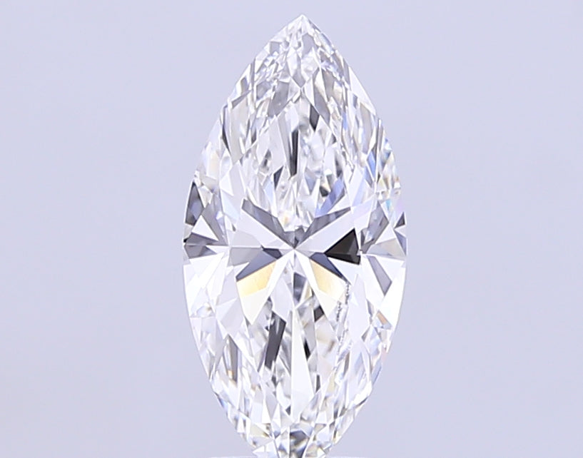 3.01 Carat Marquise Lab Diamond with  Cut Diamond in 14KT  view 1
