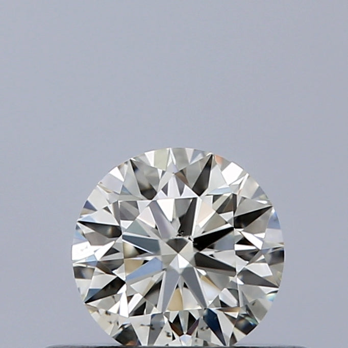 0.31 Carat Round Natural Diamond with  Cut Diamond in 14KT  view 1
