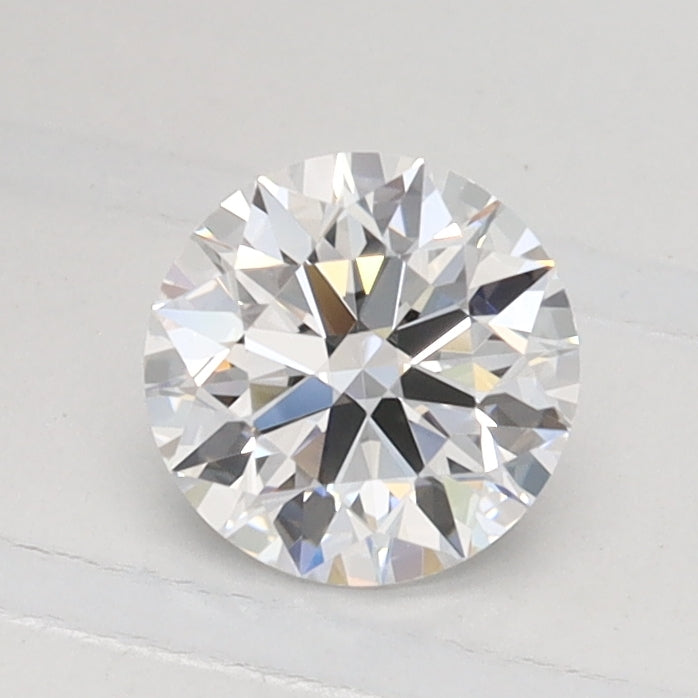 0.52 Carat Round Lab Diamond & 0.52 Carat Round Lab Diamond with  Cut Diamond in 14KT  view 1
