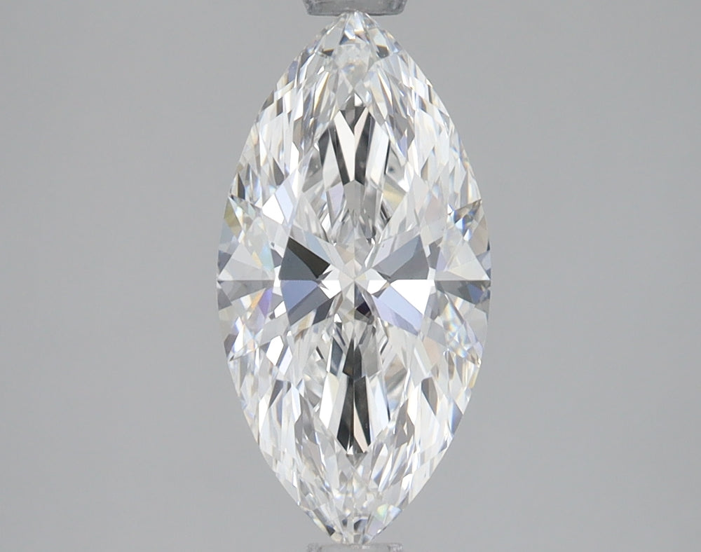 1.59 Carat Marquise Lab Diamond with  Cut Diamond in 14KT  view 1
