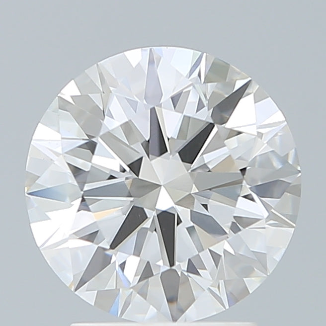 2.51 Carat Round Lab Diamond with  Cut Diamond in 14KT  view 1
