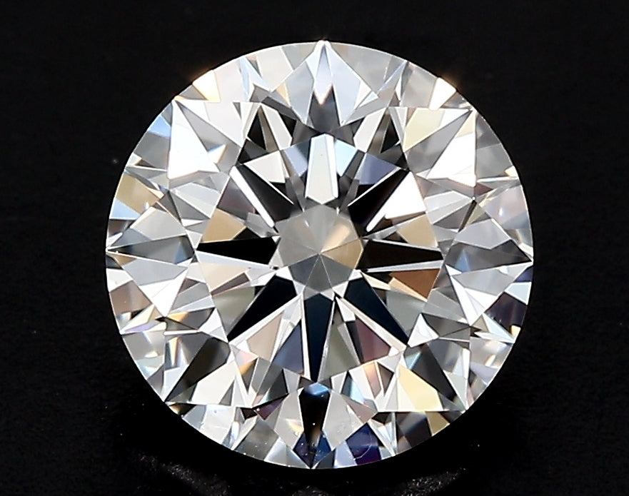 3.04 Carat Round Lab Diamond with  Cut Diamond in 14KT  view 1
