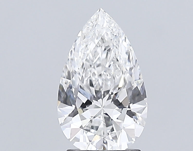 2.08 Carat Pear Lab Diamond with  Cut Diamond in 14KT  view 1
