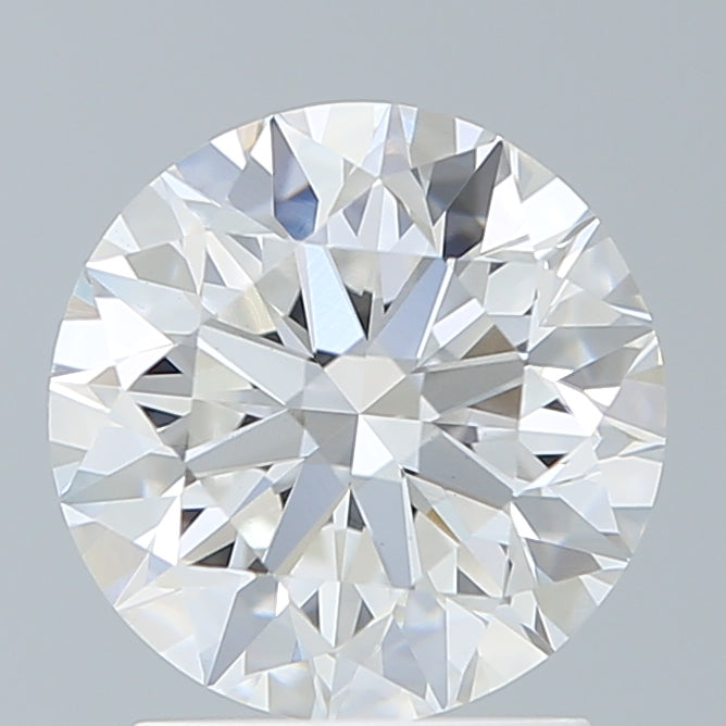 2.0 Carat Round Lab Diamond with  Cut Diamond in 14KT  view 1
