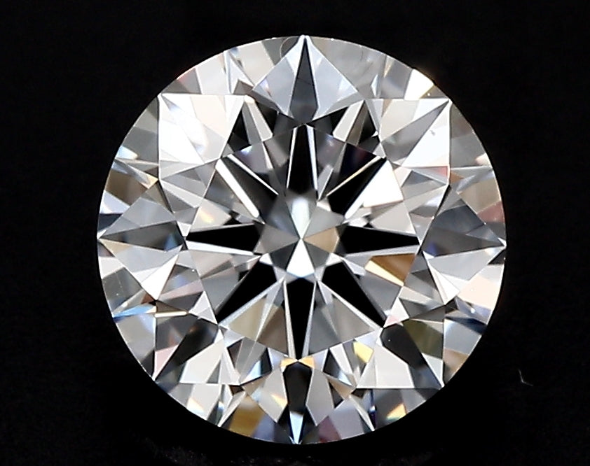 1.51 Carat Round Lab Diamond with  Cut Diamond in 14KT  view 1
