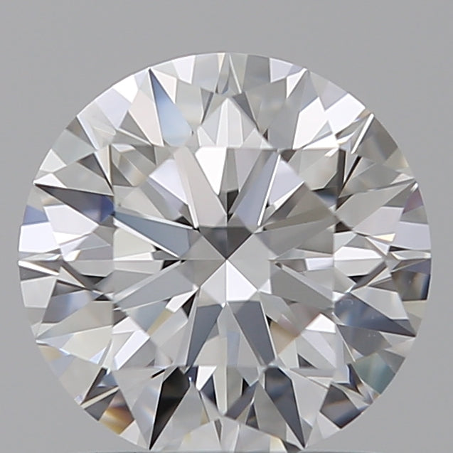 1.25 Carat Round Lab Diamond with  Cut Diamond in 14KT  view 1
