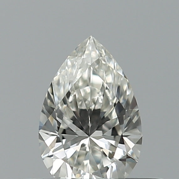 0.3 Carat Pear Natural Diamond with  Cut Diamond in 14KT  view 1
