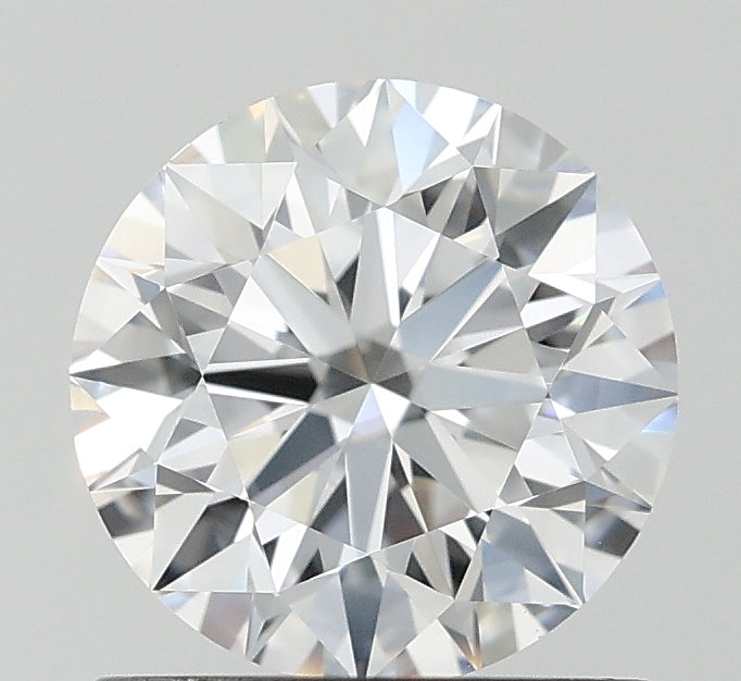 1.03 Carat Round Lab Diamond with  Cut Diamond in 14KT  view 1
