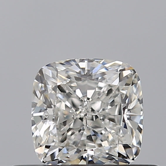 0.5 Carat Cushion Natural Diamond with  Cut Diamond in 14KT  view 1
