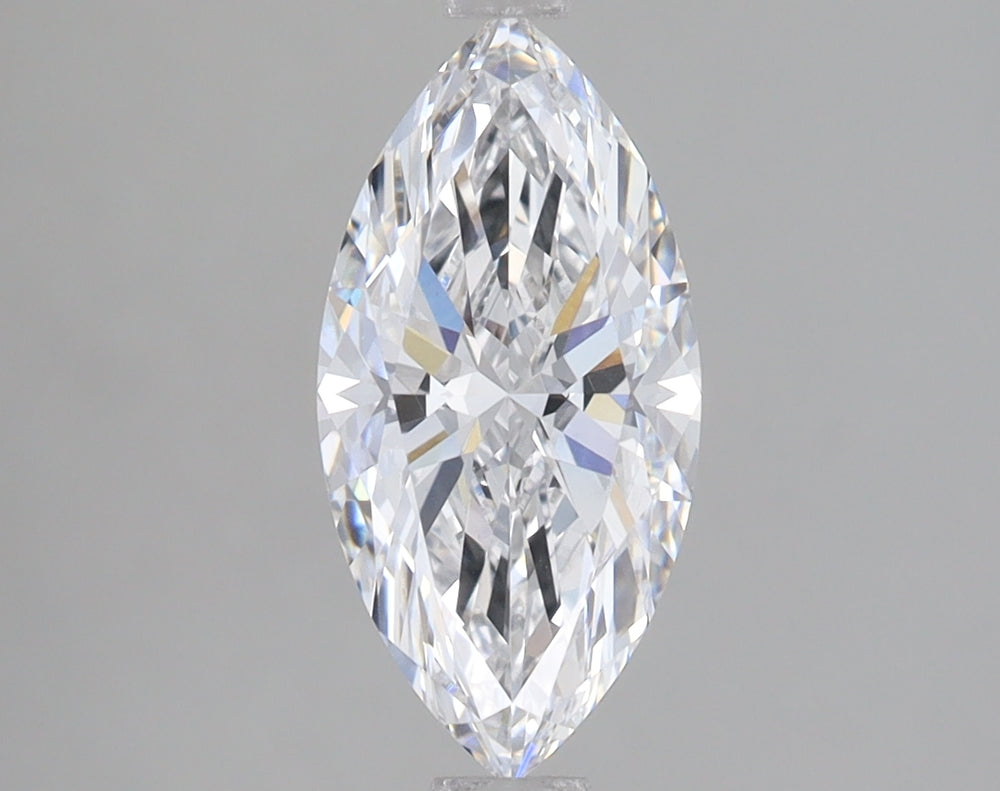 1.51 Carat Marquise Lab Diamond with  Cut Diamond in 14KT  view 1
