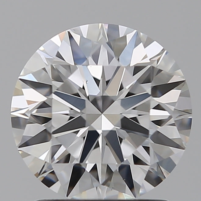 1.53 Carat Round Lab Diamond with  Cut Diamond in 14KT  view 1
