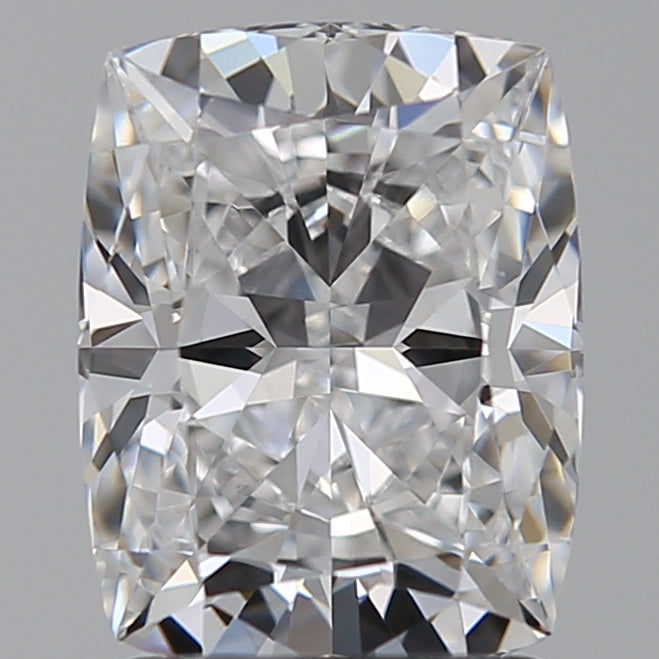 2.04 Carat Cushion Lab Diamond with  Cut Diamond in 14KT  view 1
