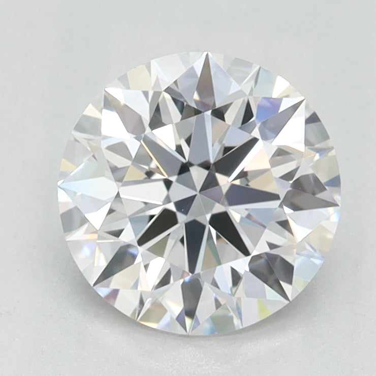 1.1 Carat Round Lab Diamond with  Cut Diamond in 14KT  view 1
