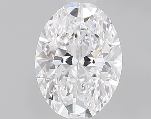 1.08 Carat Oval Lab Diamond with  Cut Diamond in 14KT  view 1
