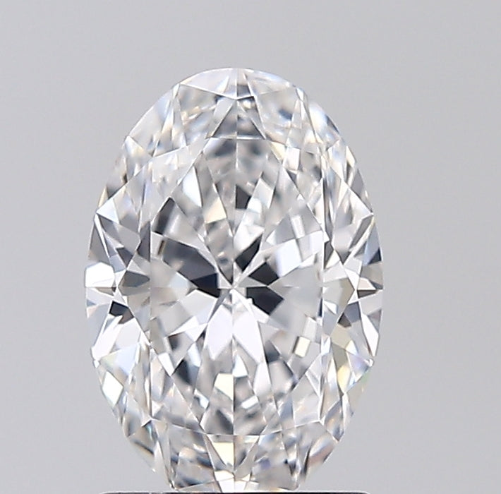1.52 Carat Oval Natural Diamond with  Cut Diamond in 14KT  view 1

