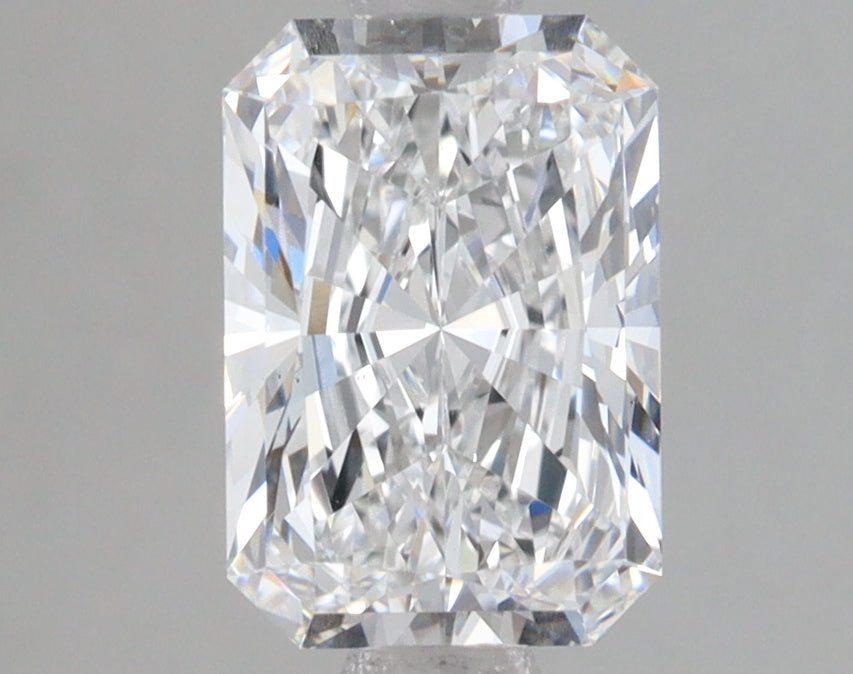 1.74 Carat Radiant Lab Diamond with  Cut Diamond in 14KT  view 1
