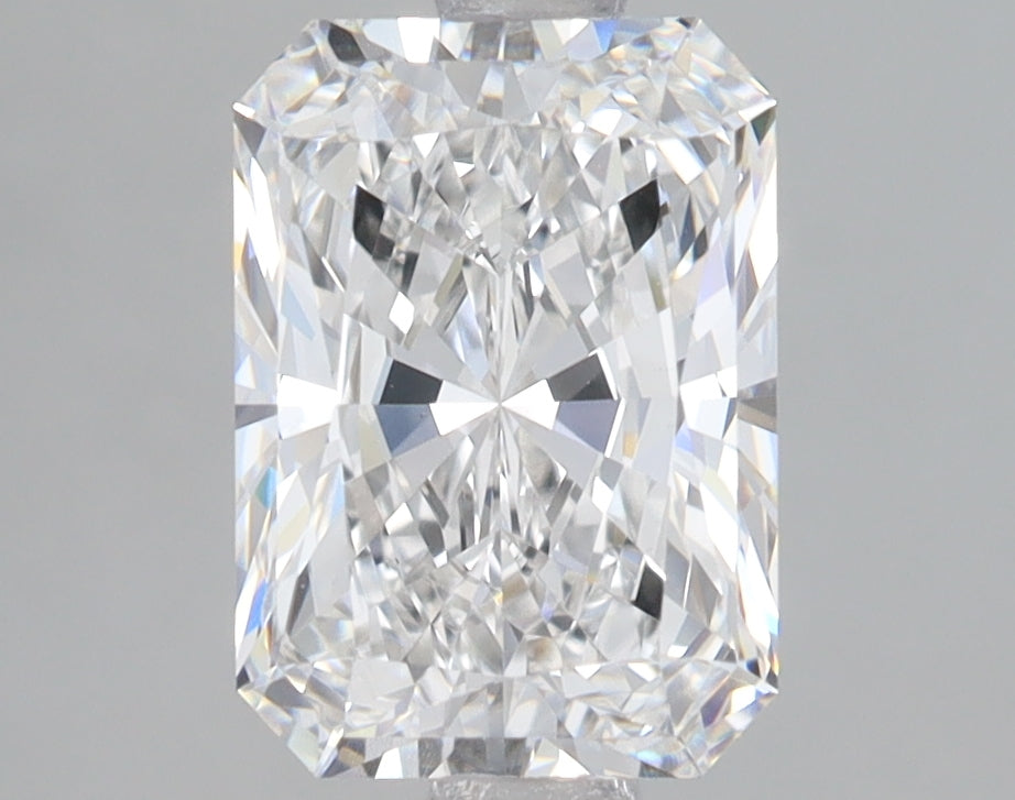 2.08 Carat Radiant Lab Diamond with  Cut Diamond in 14KT  view 1
