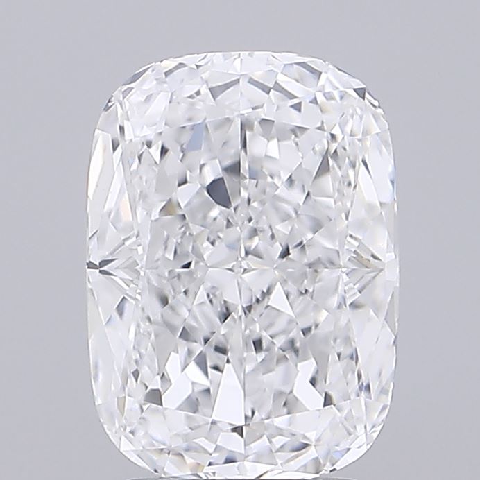 3.12 Carat Cushion Lab Diamond with  Cut Diamond in 14KT  view 1
