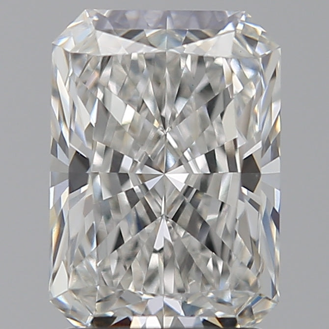 2.03 Carat Radiant Lab Diamond with  Cut Diamond in 14KT  view 1
