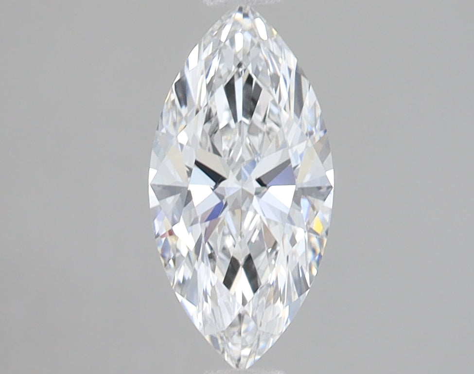 0.98 Carat Marquise Lab Diamond with  Cut Diamond in 14KT  view 1
