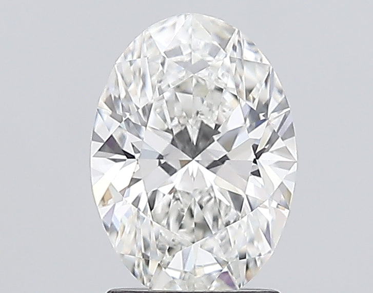1.91 Carat Oval Lab Diamond with  Cut Diamond in 14KT  view 1
