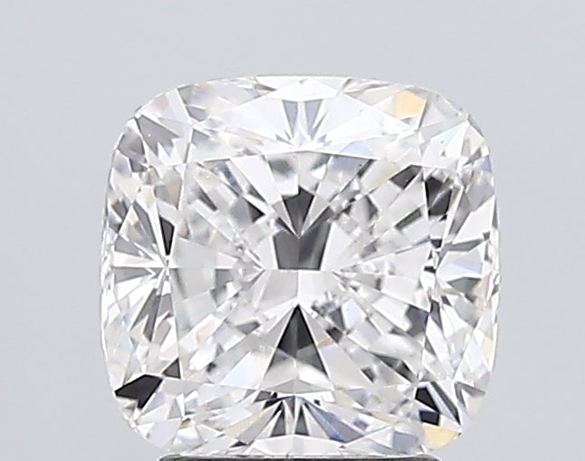 3.02 Carat Cushion Lab Diamond with  Cut Diamond in 14KT  view 1
