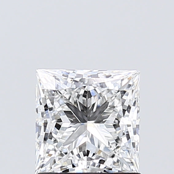1.21 Carat Princess Lab Diamond with  Cut Diamond in 14KT  view 1
