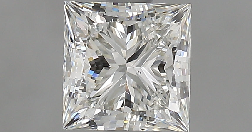 1.1 Carat Princess Natural Diamond with  Cut Diamond in 14KT  view 1
