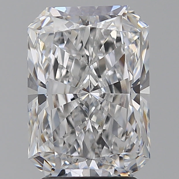 3.07 Carat Radiant Lab Diamond with  Cut Diamond in 14KT  view 1
