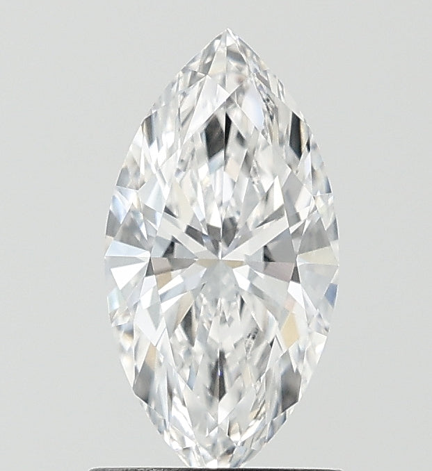 1.03 Carat Marquise Lab Diamond with  Cut Diamond in 14KT  view 1
