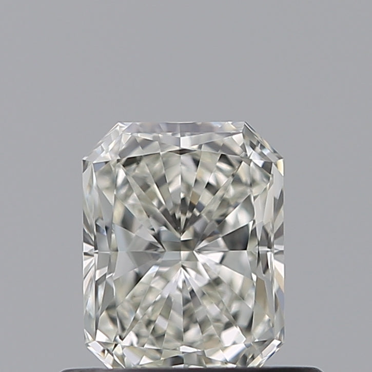 0.53 Carat Radiant Natural Diamond with  Cut Diamond in 14KT  view 1
